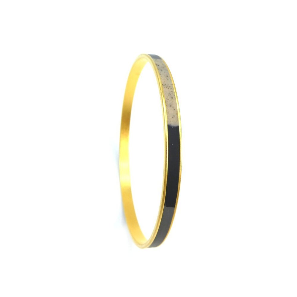 Mod Graphite Neutrals Color Block Bracelet (Made in Chicago) - Picture 3 of 3